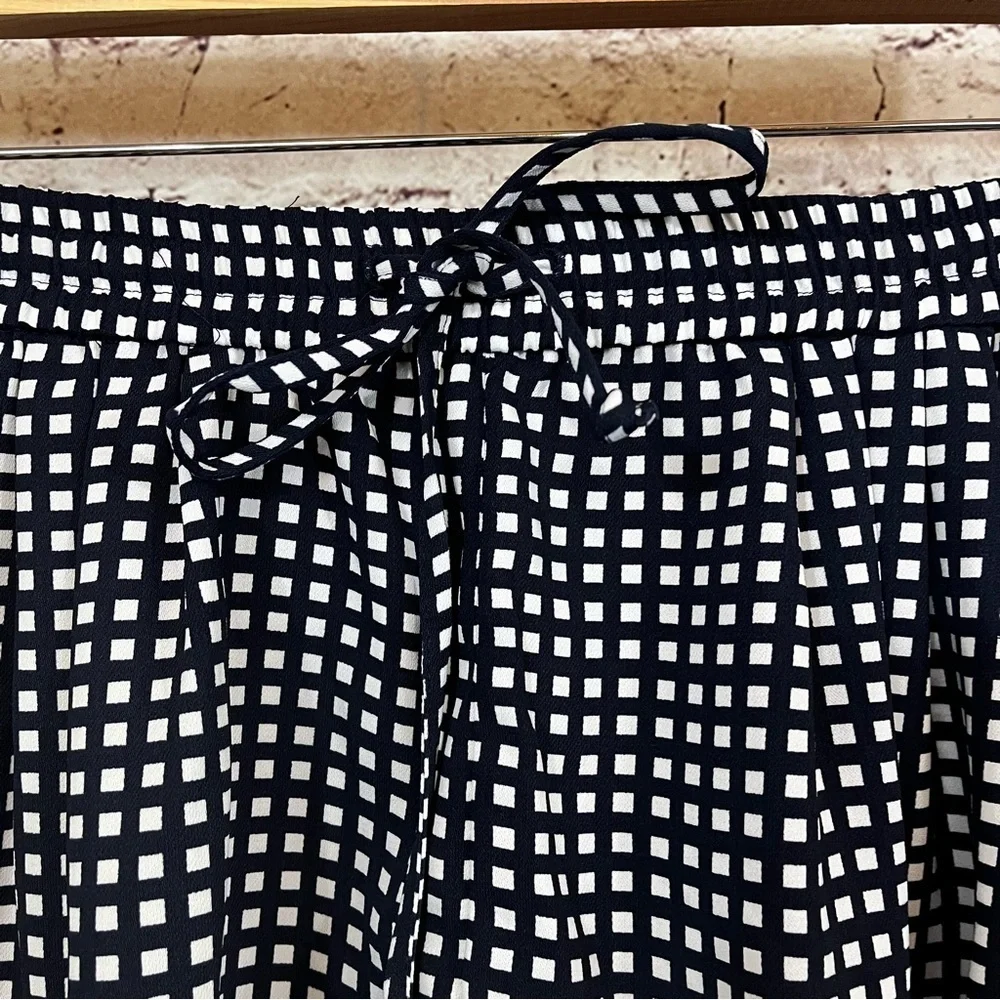 J.Crew Navy Check Pull On Shorts